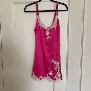 Pink Intenzioni Slip w Lace Size UK 36 US 6 NWOT